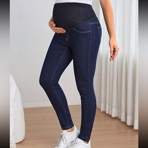 SHEIN Maternity Wideband Waist Skinny Jeans Size XL